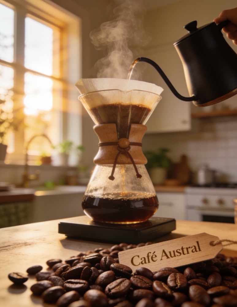 Método V60 paso a paso con Blend Patagonia